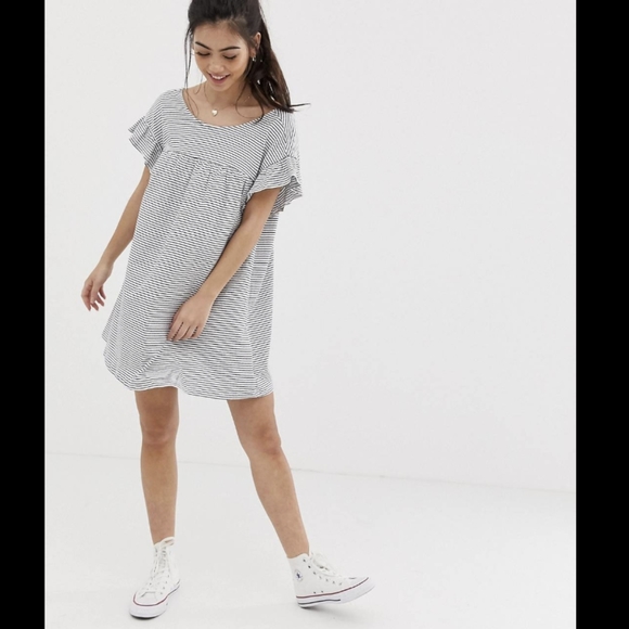 EUC Asos Stripe Reversible Mini Dress - Picture 4 of 9